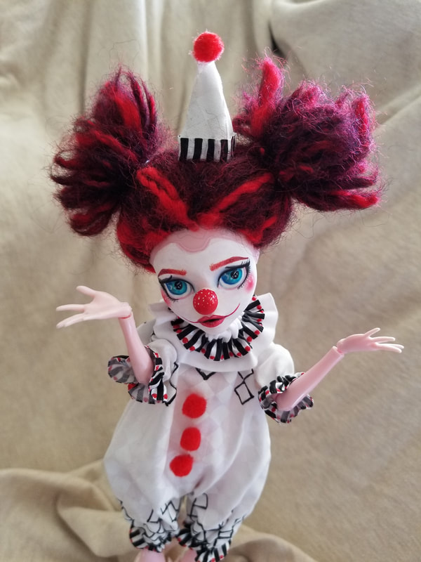 "Laurel" Monster High Doll Repaint (c) Emily White 2019 zombietoes.com