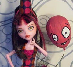 "Georgine" Monster High Doll Repaint (c) Emily White 2018 zombietoes.com
